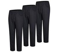 MISEMIYA - Confezione 3 Pz - Pantaloni Sanitari Unisex - Divise MEDICHE Divise SANITARIE Pantaloni da Lavoro - RIF. 8312 * 3 pz - 4XL, Nero 21