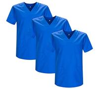 MISEMIYA - Confezione 3 Pz - Sanitari CASACA Unisex Divise SANITARIE Divise SANITARIE Divise MEDICHE - RIF. 817 * 3 - Medium, Blu Reale 21