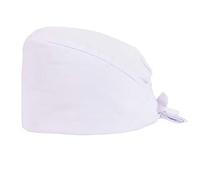 MISEMIYA - Cuffia chirurgica Cuffia sanitaria regolabile - fascia assorbente il sudore sulla fronte - rif.9001 - Bianco, Pack* 1 Pcs