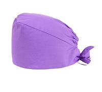 MISEMIYA - Cuffia chirurgica Cuffia Sanitaria Regolabile - Fascia Assorbente Il Sudore sulla Fronte - RIF.9001 - Lilla, Pack* 1 PCS