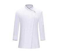 MISEMIYA - Giacca da Cuoco Donna - Divise da Cuoco Donna Giacca da Cucina Donna - Divisa Hospitality 731-4XL, Bianco
