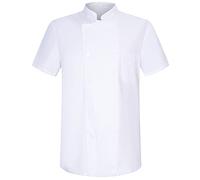 MISEMIYA - Giacca Cuoco Uomo - Giacca Cucina Uomo - Divisa Ristorante 8421 - Large, Bianco 21