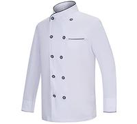MISEMIYA - Giacca da Cuoco Donna - Divise da Cuoco Donna Giacca da Cucina Donna - Divisa Hospitality - Ref.844 - X-Large, Giacca da Cuoco 844 - Bianco