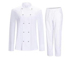 MISEMIYA - Giacca e Pantaloni da Cuoco da Uomo - Giacca da Cuoco da Uomo - Divisa da ospitalità - 8501-8312