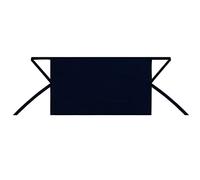 MISEMIYA - Grembiule corto con tasca 40 mm x 70 mm Grembiule cucina grembiule donna casa Ripristino panetteria Rif. 860, Blu navy