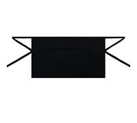MISEMIYA - Grembiule corto con tasca 40 mm x 70 mm Grembiule cucina grembiule donna casa Ripristino panetteria Rif. 860, Nero