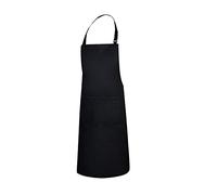 MISEMIYA Grembiule da Cucina Regolabile (70 mm x 90 mm) BZ-867, Nero, 70mm x 90mm Unisex-Adulto