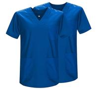 MISEMIYA Lot De 2 Housses Sanitaires Unisexes Bz-2-817 Pack 2 PCS-Camicia Sanitaria BZ-2-817, Blu 37 21, XS (Pacco da 2) Unisex-Adulto