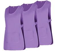 MISEMIYA - Pacchetto 3 unità - Grembiule Pulizia Uniforme di Lavoro Clinica Ospedale Pulizia Veterinario IGIENE OSPITALITÀ - Ref.868 - X-Large, Lilla