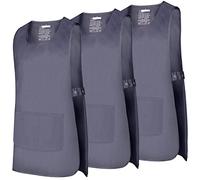 MISEMIYA - Pacchetto 3 unità - Grembiule Pulizia Uniforme di Lavoro Clinica Ospedale Pulizia Veterinario IGIENE OSPITALITÀ - Ref.868 - Medium, Grigio