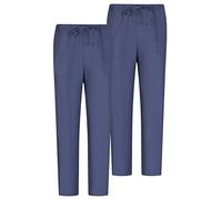 MISEMIYA - Pack 2 PCS - Pantaloni Unisex Vita Elastica Uniforme di Lavoro Clinica Ospedale - Medium, Grigio 68
