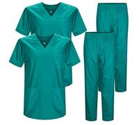 MISEMIYA - Pack * 2 PCS - Uniforme Medica con Maglia e Pantaloni Uniformi Mediche Camice Uniformi sanitarie - Ref.2-8178 - X-Large, Verde 22