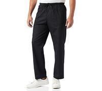 MISEMIYA - Pantaloni Unisex Vita Elastica Uniforme di Lavoro Clinica Ospedale -BZ-6802 - Medium, Nero 68