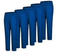 MISEMIYA Paquetes de 5 Unidades-Pantalón Sanitarios Bz-5-8312 Lavoro, Blu 37, L (Pacco da 5) Unisex-Adulto
