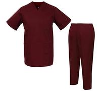 MISEMIYA Unisex - Adulto Casaca Y Pantalón Sanitarios Unisex Uniformes Sanitarios 8178 Giacca E Pantaloni Uniformi Sanitarie Unisex Sanitarie 8178 Not Applicable, Granate, XS