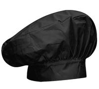 MISEMIYA - Cappello Francese Cucina Cuore Cuoco Cuoco Cuoco Cuoio Cappello Fungo Ref.918 - Nero, Pack* 1 PCS