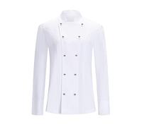 MISEMIYA Women's Chef Jacket KZ-848 Giacca Cuoco Donna Jackets 848-White, S