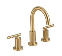 Miseno MNO1343L Mia - Rubinetto da bagno diffuso, include scarico push-pop in ottone, colore: oro champagne