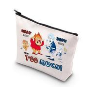 Miser Brothers Makeup Bag Miser Brothers Gifts Heat and Snow are Too Much Christmas Movie Zipper Pouch, Heat Regno Unito
