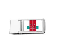 Misery Loves Company - Portafoglio, in acciaio inox, stile Art Deco