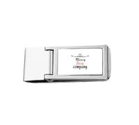 Misery Loves Company - Portafoglio, in acciaio inox, stile Art Deco
