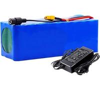 MisetGao Batteria agli Ioni di Litio per Bici Elettrica da 24 V, 25,2 V, 10 Ah, Batteria agli Ioni di Litio per Ciclomotore Elettrico, Caricabatteria [Classe di Efficienza Energetica A] XT60