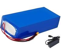 MisetGao Batteria agli Ioni di Litio per Bici Elettrica da 72 V 30 Ah 20S4P con Caricabatteria, Protezione BMS Integrata, Adatta per Motori da 200-1600 W. XT90