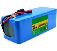 MisetGao Batteria Bici Elettrica 36V 48V 10Ah 15Ah 20Ah 25Ah 30Ah Batteria al Litio Bici Elettrica Batteria PVC Impermeabile BMS Integrato Caricabatterie 42V per Motore 1000W 750W 500W 250W T,36V20AH