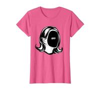 Misfit Empty Inside Tee - Dark Void Triste Sarcastico Introverso Maglietta, Donna, Rosa mélange, L