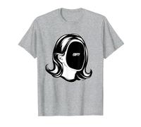 Misfit Empty Inside Tee - Dark Void Triste Sarcastico Introverso Maglietta, Uomo, Grigio Melange, S