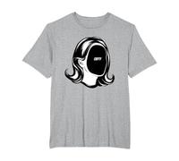 Misfit Empty Inside Tee - Dark Void Triste Sarcastico Introverso Maglietta, Uomo Taglie Grandi, Grigio Melange, 3X Tall