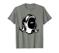 Misfit Empty Inside Tee - Dark Void Triste Sarcastico Introverso Maglietta, Uomo, Verde Militare mélange, L