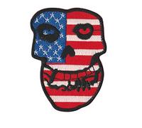 Misfit Misfits Skull UK Us Punkband Toppa ricamata termoadesiva da applicare con ferro da stiro