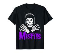 Misfits - Cross Hands Purple Skull Black Maglietta