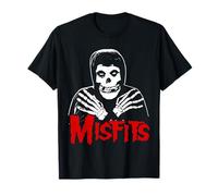 Misfits - Cross Hands Red Skull Black Maglietta