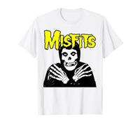 Misfits - Cross Hands Yellow Skull White Maglietta