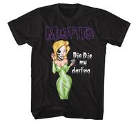 Misfits - Die My Darling - American Classici - Solido Nero Adulto Corto Mani