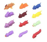 MisFun 12 Pezzi Giocattoli per Le Dita della Fionda, Fionda da Dito, Dita Giocattolo a Scatto, Giocattoli di Volante con Dita Elastiche per Bambini, per Regalo Natale e Compleanno (Colore Casuale)