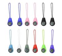 MisFun 12 Pezzi Mini Bussola, Multicolore Bussola Bambini, Bussola Paracord, Portachiavi Bussola Bambini, Bussola per Campeggio, per Attività All'aperto, Escursionismo, Sopravvivenza
