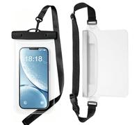 MisFun 2 pezzi IPX8 impermeabile sacchetto impermeabile Smartphone Wasserdichte Handyhülle Compatibile con gli schermi tattili, adatto per sport acquatici, nuoto, navigazione, spiaggia