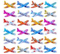 MisFun 30 Pezzi Aereo Polistirolo per Bambini, Mini Aereo Giocattolo, Aereos Polistirolo, Aeroplano Polistirolo, Aereos Giocattolo Bambini, Gioco All'aperto Interattivi Regalo Compleanno Bimbo