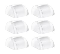 MisFun 6 Pezzi Fermaporta da Pavimento, Ferma Porta Da Pavimento Adesivo, Fermaporte da Terra, Fermaporta a Pavimento Adesivo Protezioni per Pareti, Pavimento e Mobili Uso Casa e Ufficio