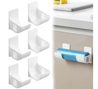 MisFun 6 Pezzi Porta Sacchetti Spazzatura, Scatole Portaoggetti Autoadesive Montate a Parete, Dispenser Sacchetti Immondizia per Casa Cucina, Porta Sacchetti Spazzatura Adesivo per Armadio, Bagno