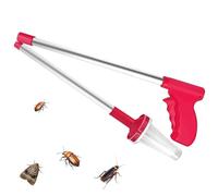 MisFun Acchiappa Ragni, Cattura Insetti Spider Catcher Extra Lunga, Afferra Ragni con Manico Lungo, Raccolta Ragni, Cattura Ragni Tenuti a Mano, Acchiappa Ragni Telescopico (Rosa Rossa)