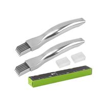 MisFun Coltelli Cipolla Verde, Coltello Trituratore In Acciaio Inossidabile, Multifunzione Shred Silk The Knife Affilato Scallion Slicer Per Verdure Cipolla Aglio Coltellini Utensili Da Cucina