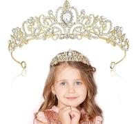 MisFun Corona Regina, Coroncina Principessa, Sposa Tiara Della Corona, Nozze Vestito la Principessa Sposa, Coronas di Cristallo Tiara, Couronne Anniversaire Diadèmes, Pour Danse Parties Festival