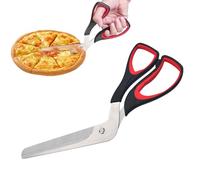 MisFun Forbici per Pizza Professionali, Forbici da Cucina Multifunzionali, Tagliapizza con Lama Affilata in Acciaio Inossidabile per Uso Alimentare e Impugnatura Morbida, Forbice Pizza Divisibile