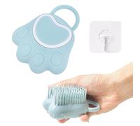 MisFun Spazzola per Cani, Spazzola da Bagno per Animali Domestici, Spazzola per il Bagno del Cane del Gatto Dell'animale Domestico Toelettatura in Silicone Morbida, per Cani e Gatti da Compagnia