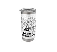 Misha Moose Mishaoblast Divertente Propaganda Sovietica Retrò Bicchiere termico in acciaio inox doppia parete