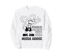 Misha Moose Mishaoblast Divertente Propaganda Sovietica retrò Felpa